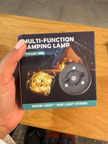 Customer photo review of GlowBuddy™ | Ultimate 4-in-1 Camping Utility Lamp