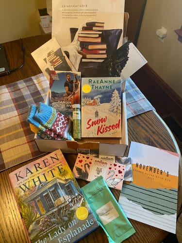 Customer photo review of Monthly Brenda Novak’s Book Box Subscription Auto renew