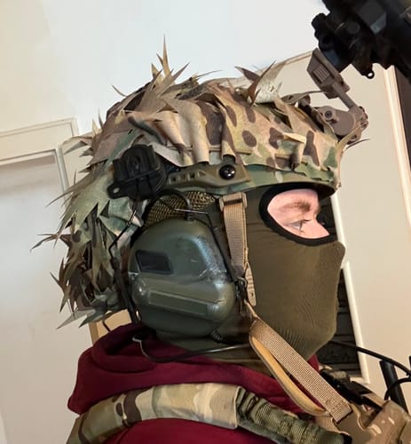 Customer photo review of Helm Scrim V1 Multicam Original