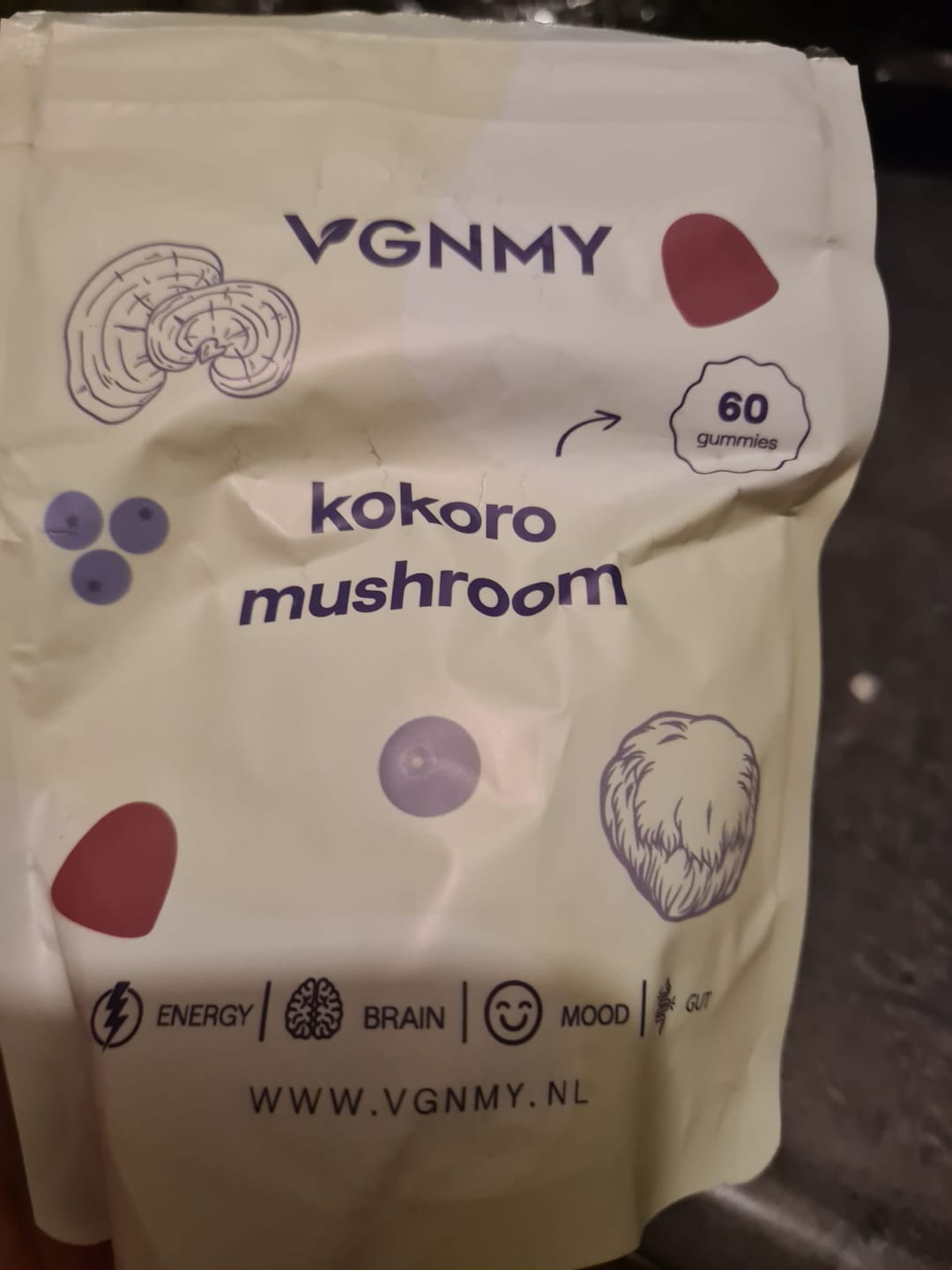 Customer photo review of Mushroom Gummies | Reishi Chaga Cordyceps Lion’s Mane