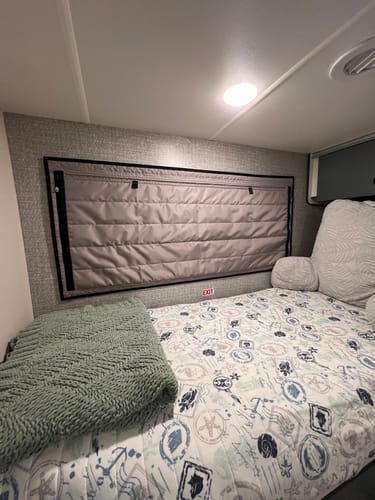 Customer photo review of Transit Ekko - FitRV Bed Shade (Set)