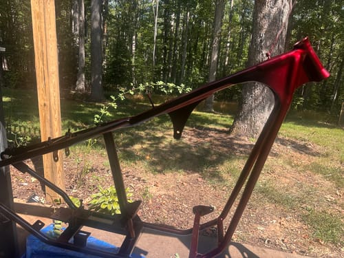 Customer photo review of Phantom Red Paint Basecoat