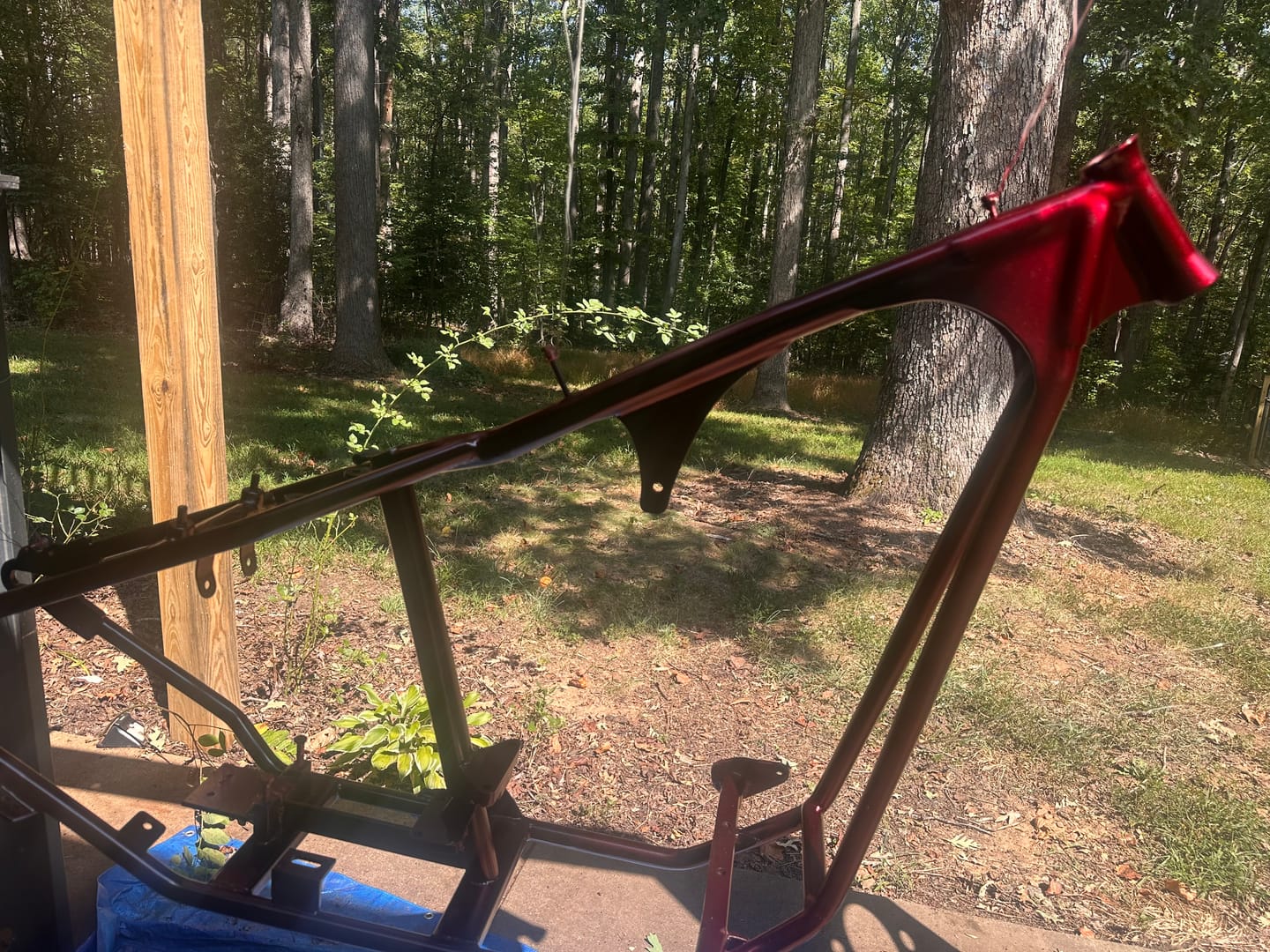 Customer photo review of Phantom Red Paint Basecoat