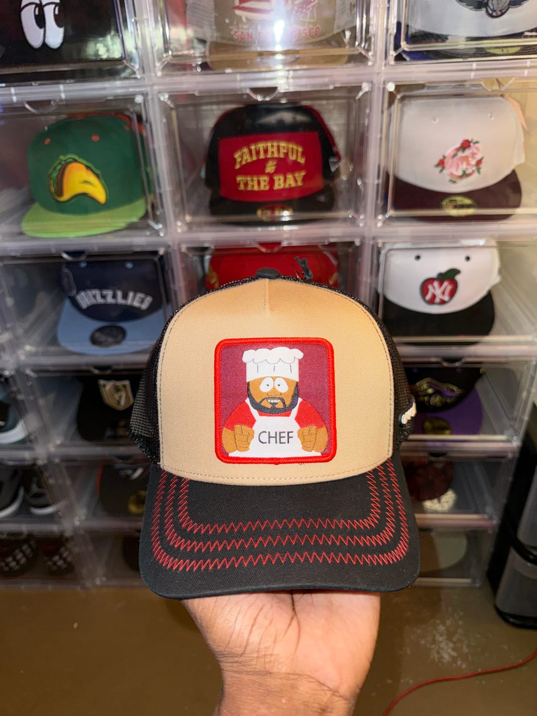 Customer photo review of OVERLORD X South Park: Chef Trucker Cap