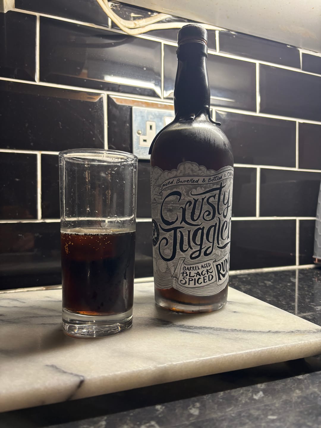Customer photo review of Crusty Juggler Barrel Aged Black Spiced Rum