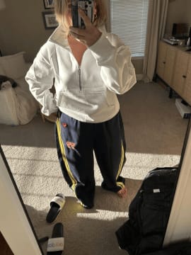 Customer photo review of Aelfric Eden Stripe Baggy Barrel Sweatpants