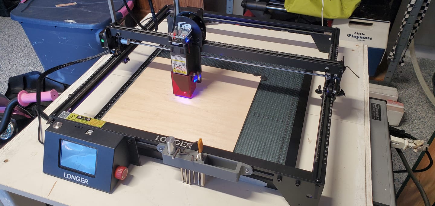 Customer photo review of Longer Ray5 10W/20W Laser Engraver