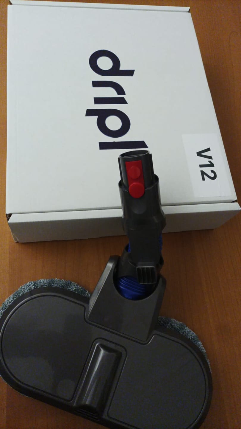 Customer photo review of Elektrischer Wischaufsatz passend für Dyson (inkl. 6 Wischpads)