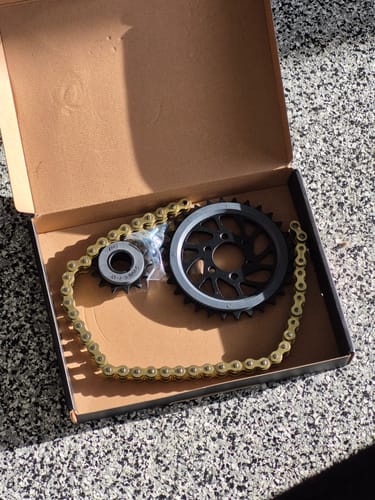 Customer photo review of Warp 9 Chain Drive Kit