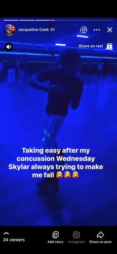 Customer photo review of Racer Roller Skate Tracer Derby Package - New cuff