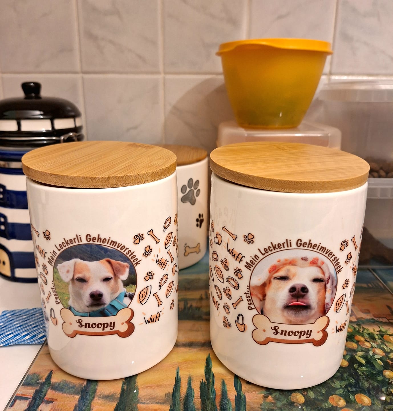 Customer photo review of Leckerli Geheimversteck - Individuelle Leckerlidose