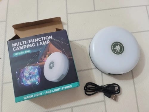 Customer photo review of GlowBuddy™ | Ultimate 4-in-1 Camping Utility Lamp
