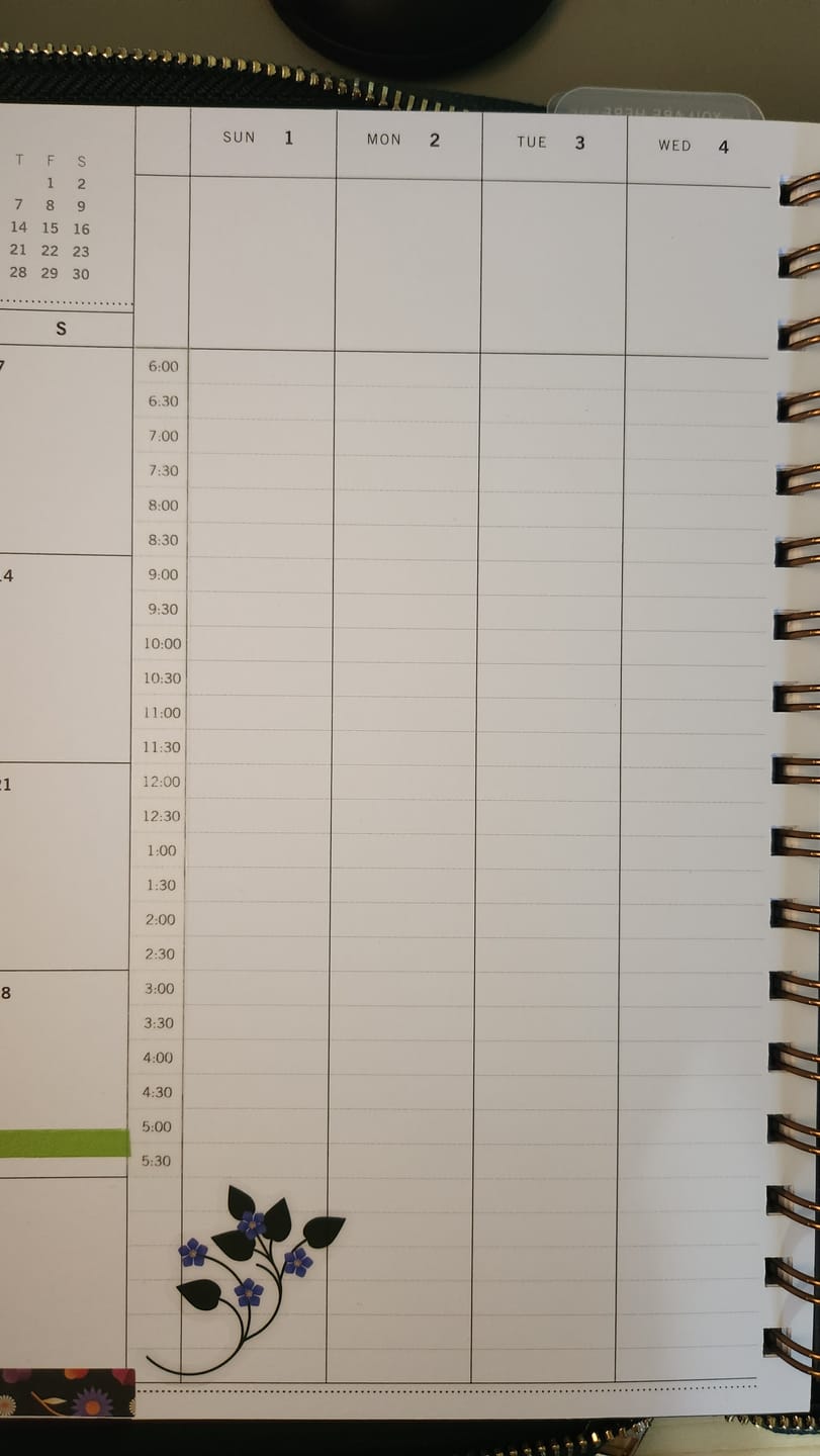 Customer photo review of Half-Hour Time Washi Tape