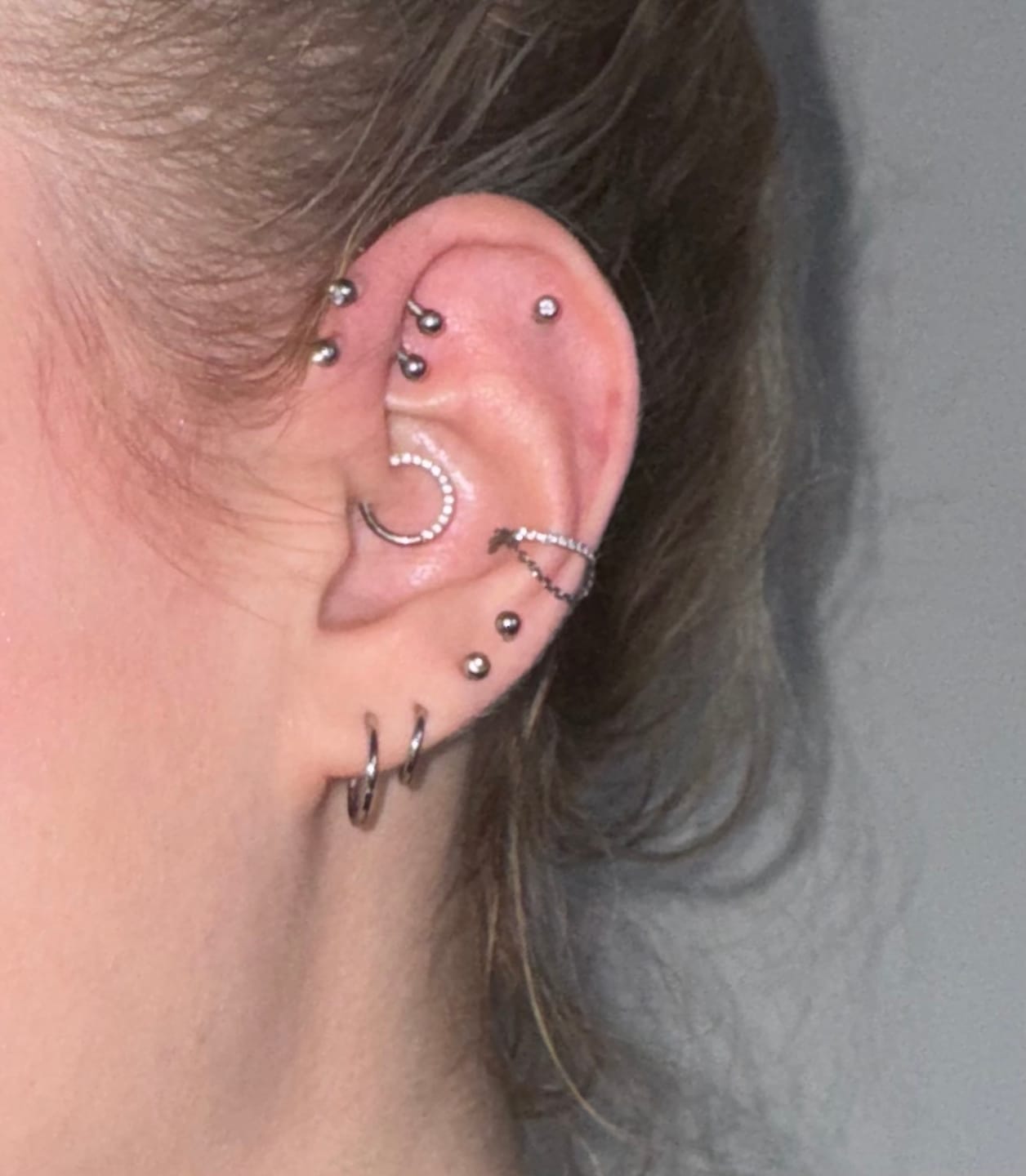 Customer photo review of Buena Piercing | Titan