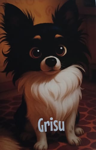 Customer photo review of Dein Haustier als Cartoon - Individuelle Leinwand