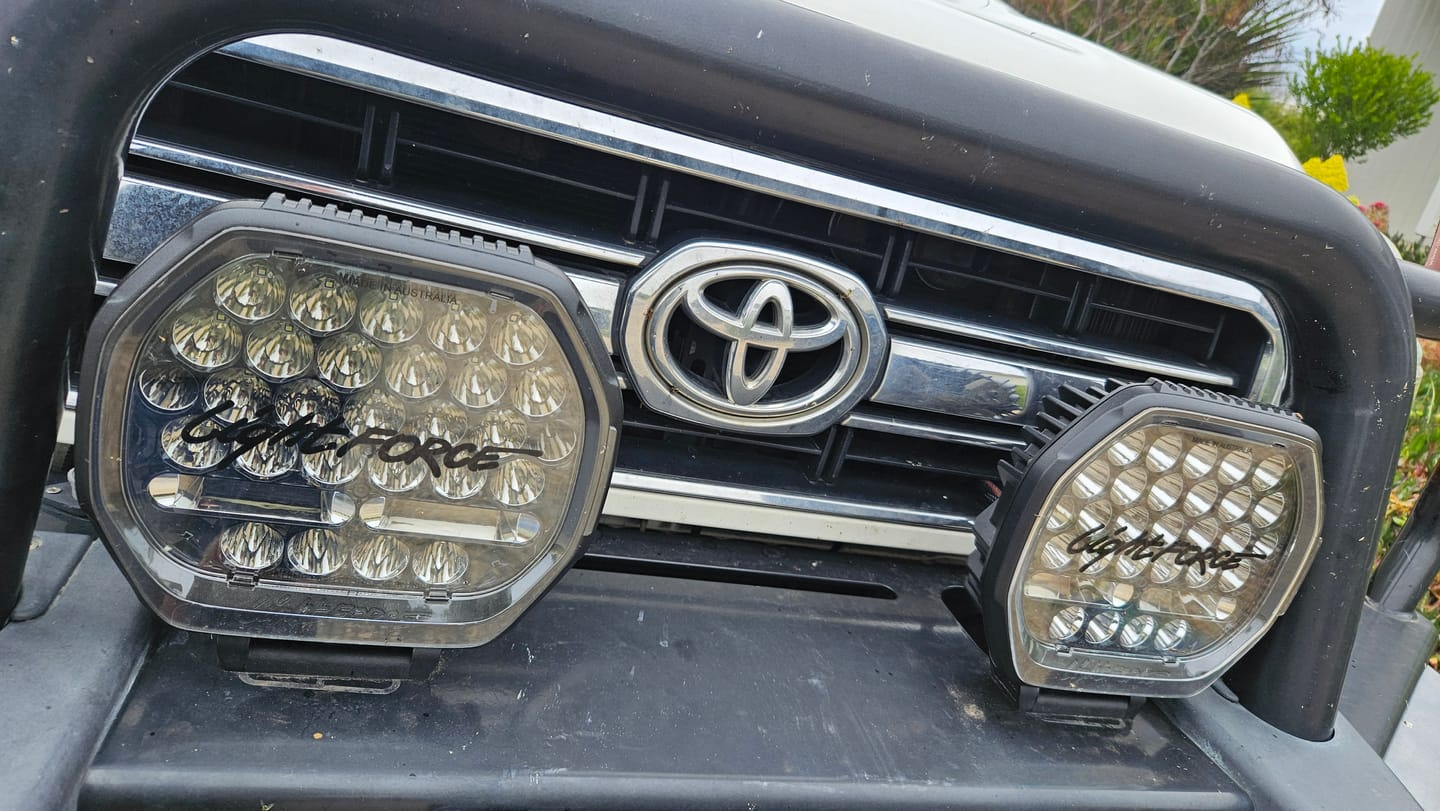 Customer photo review of LIGHTFORCE Beast 3 Mode Led Driving Light - BEAST230PK