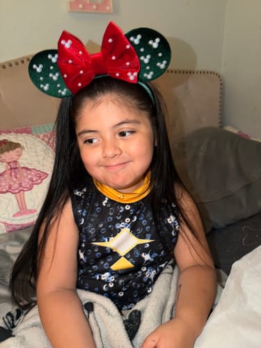 Customer photo review of Forest & Red Pearls Mickey Ears