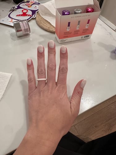 Customer photo review of Build Your Own DIP POWDER Starter Kit