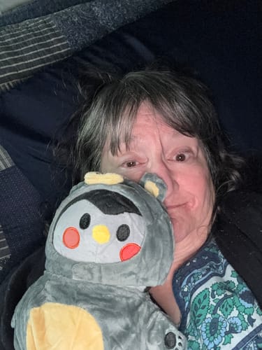 Customer photo review of Black Mini Plushie: Small but Mighty in Care