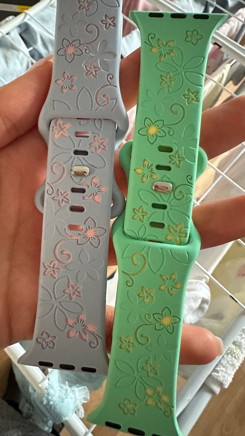 Customer photo review of Apple Watch Silikonband 'Dianne'