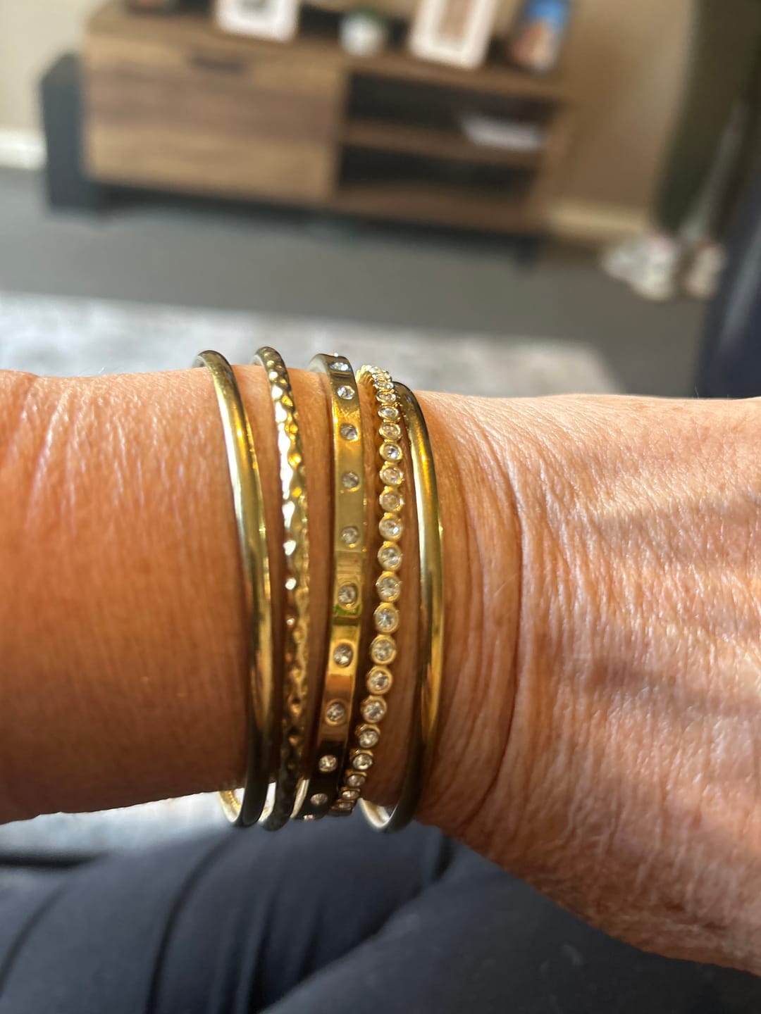 Customer photo review of Bezel Bangle