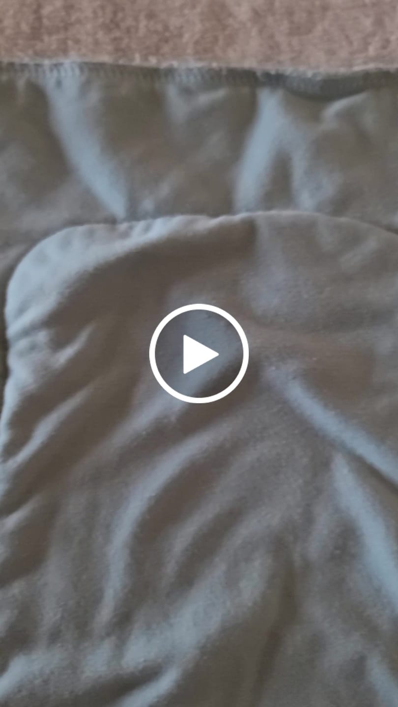 Customer video review of Bamboo Viscose and Cotton Lycra Stretchy Pre-Flat Diaper
