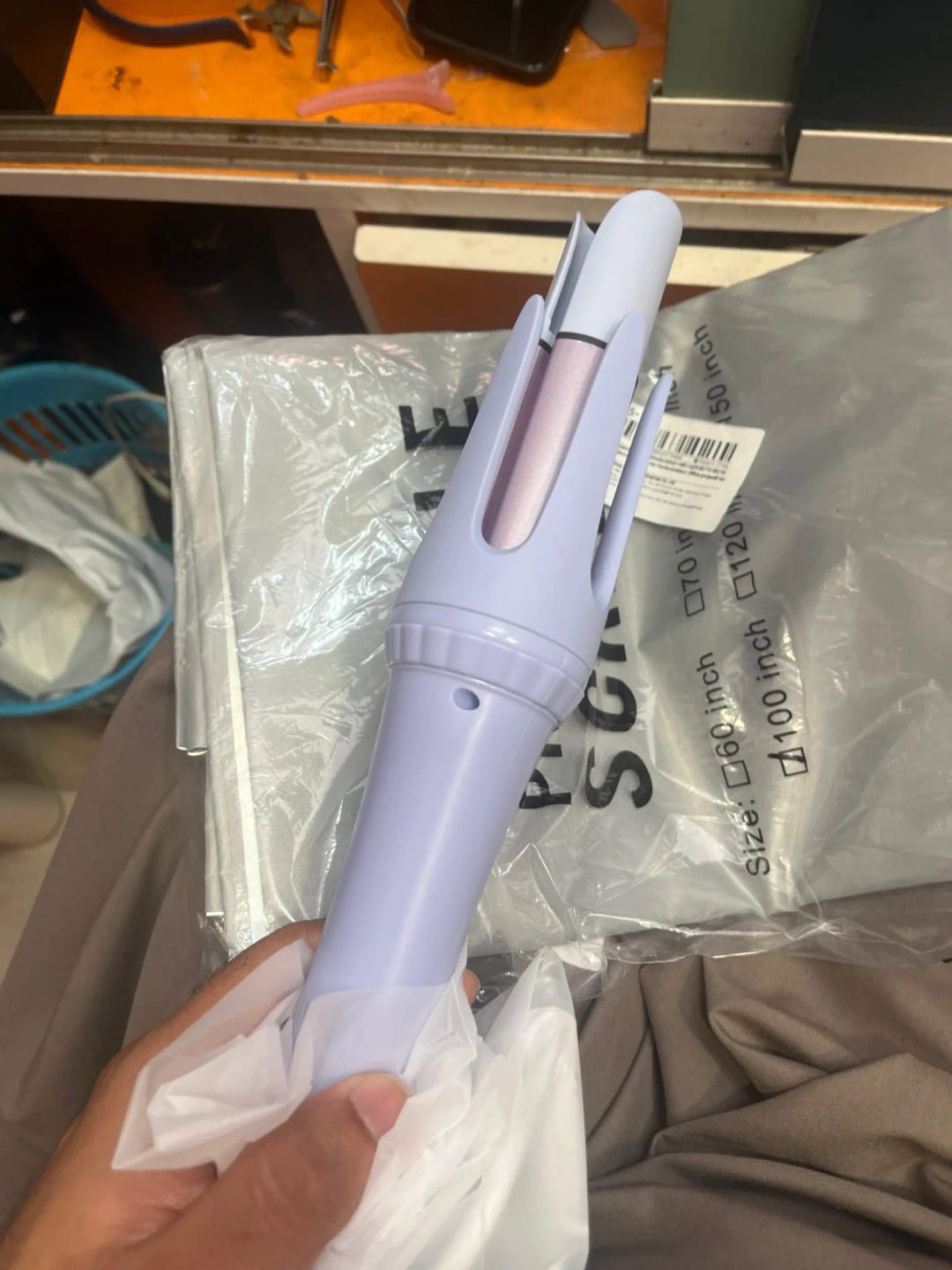 Customer photo review of Rizador de pelo 3 en 1