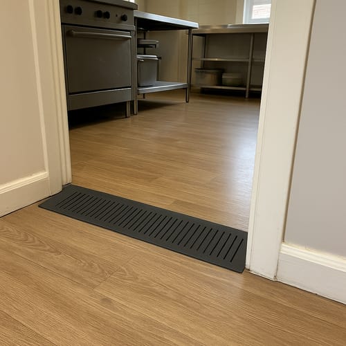 Customer photo review of Perforated PVC Strip Cut to Size