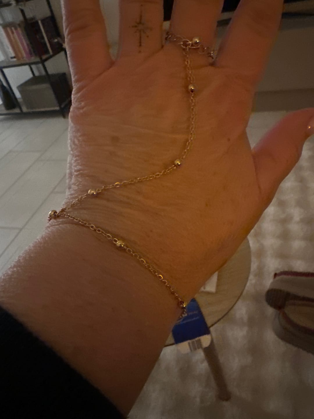 Customer photo review of Odessa Beaded Handchain