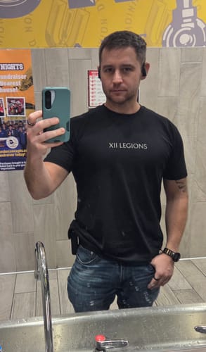 Customer photo review of PSALM 3:7 T-shirt
