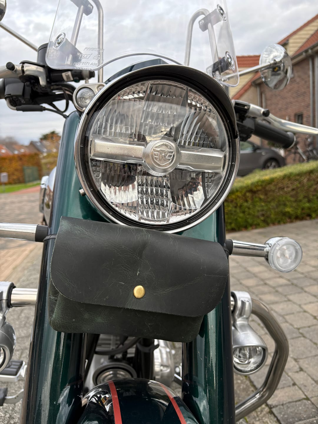 Customer photo review of sidekick moto pouch