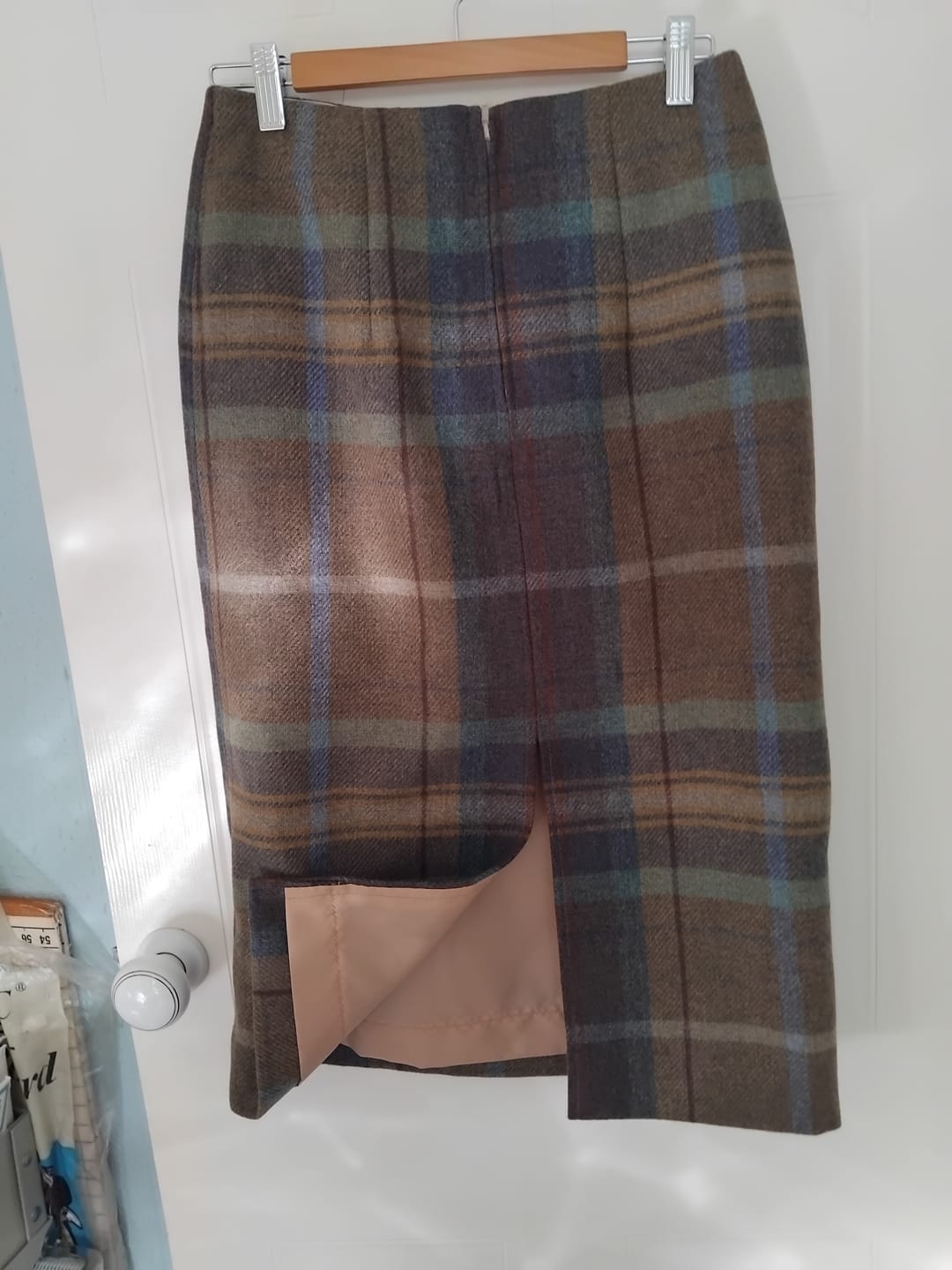 Customer photo review of Tartan Wool Touch Fabric