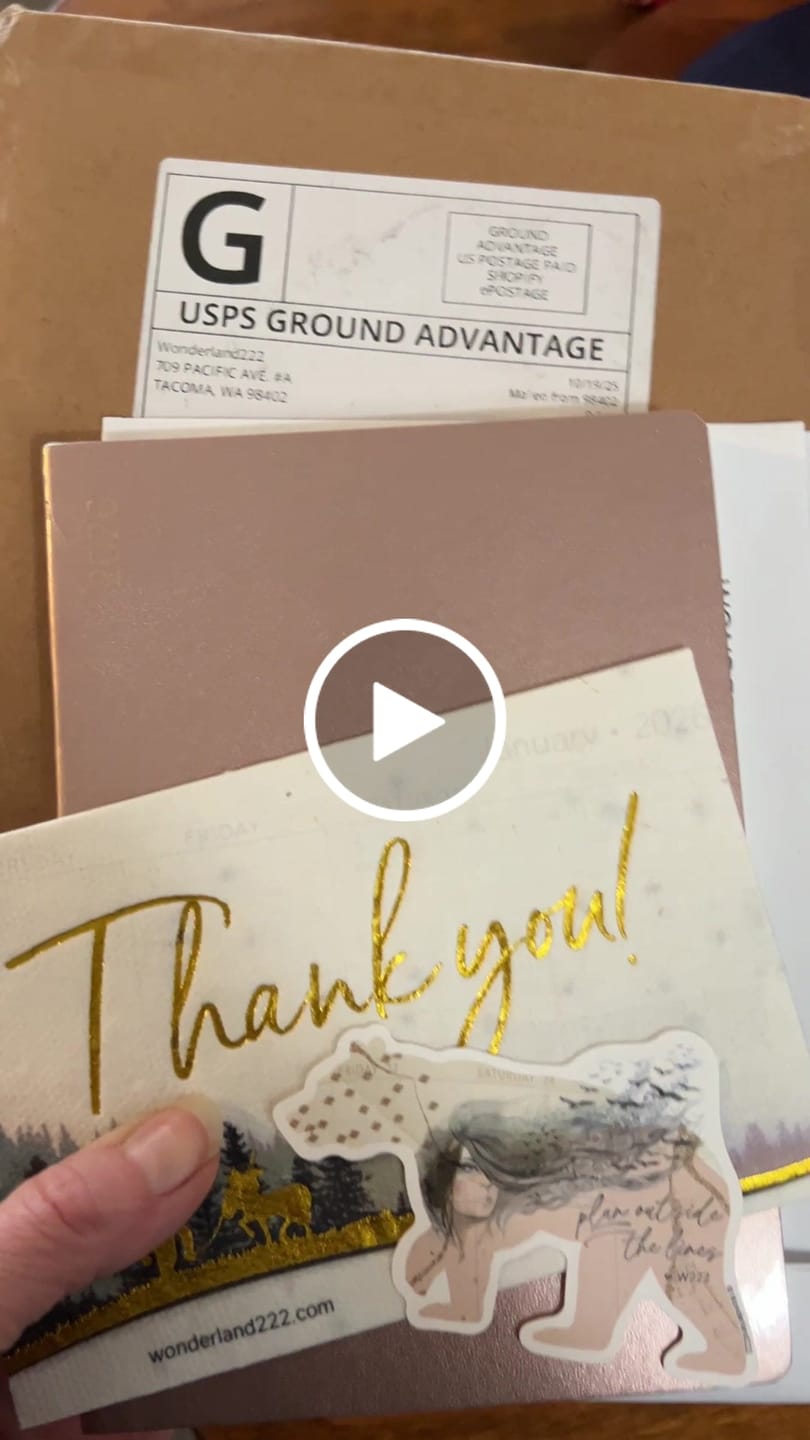 Customer video review of PRE-ORDER | 2026 B6 Weekly Planner | Core | Stacked Weekends