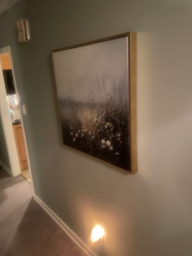 Customer photo review of Wildflowers Canvas Art