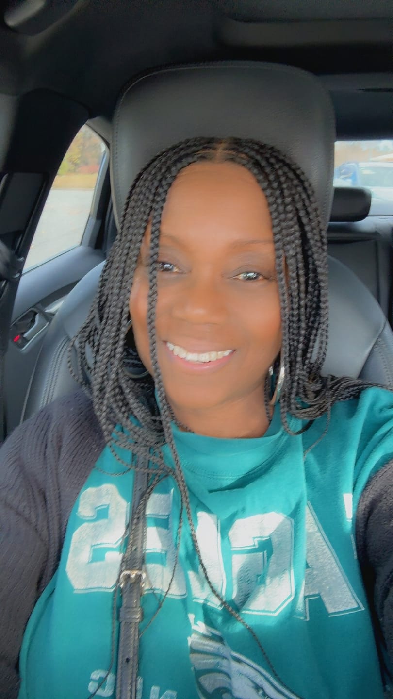 Customer photo review of Swiss HD Full Lace Knotless Box Braided Wig