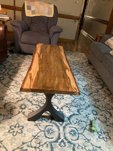 Customer photo review of Coffee Table Legs 120 Xavier 16.1" H Metal X-shaped Furniture