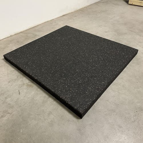 Customer photo review of Heavy Duty Sound Deadening Acoustic Rubber Tiles – Affordable, Age-Resistant, Rot-Proof, Excellent Soundproofing, 30kg Each, Durable Acoustic Solution
