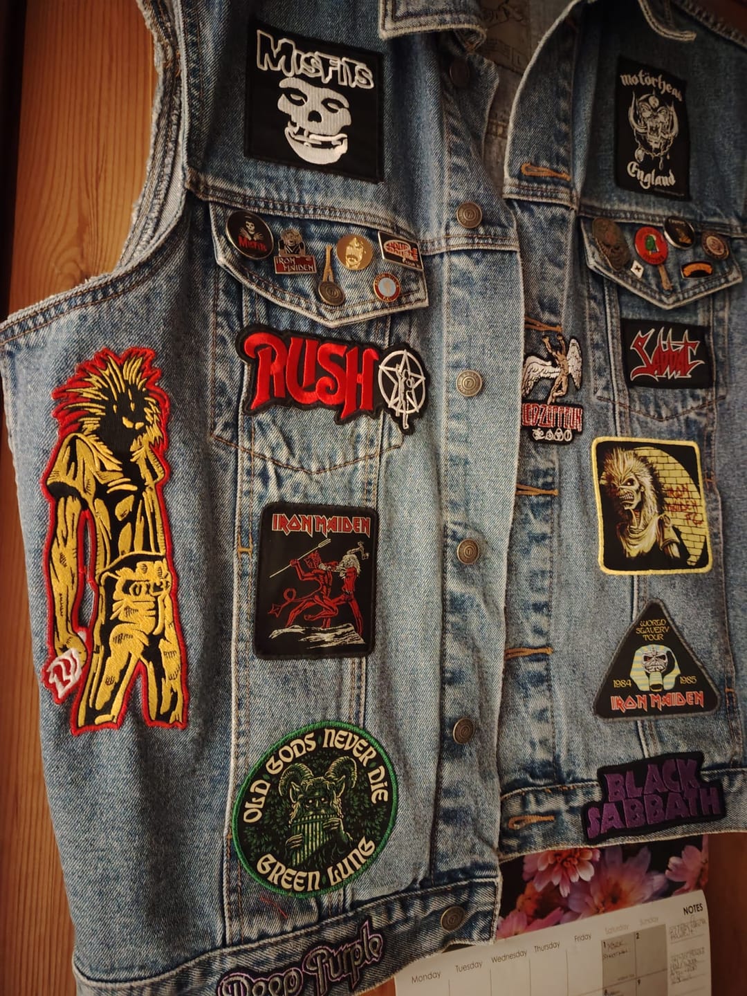 Customer photo review of Iron Maiden - Running Free - Oversize Embroidered Patch