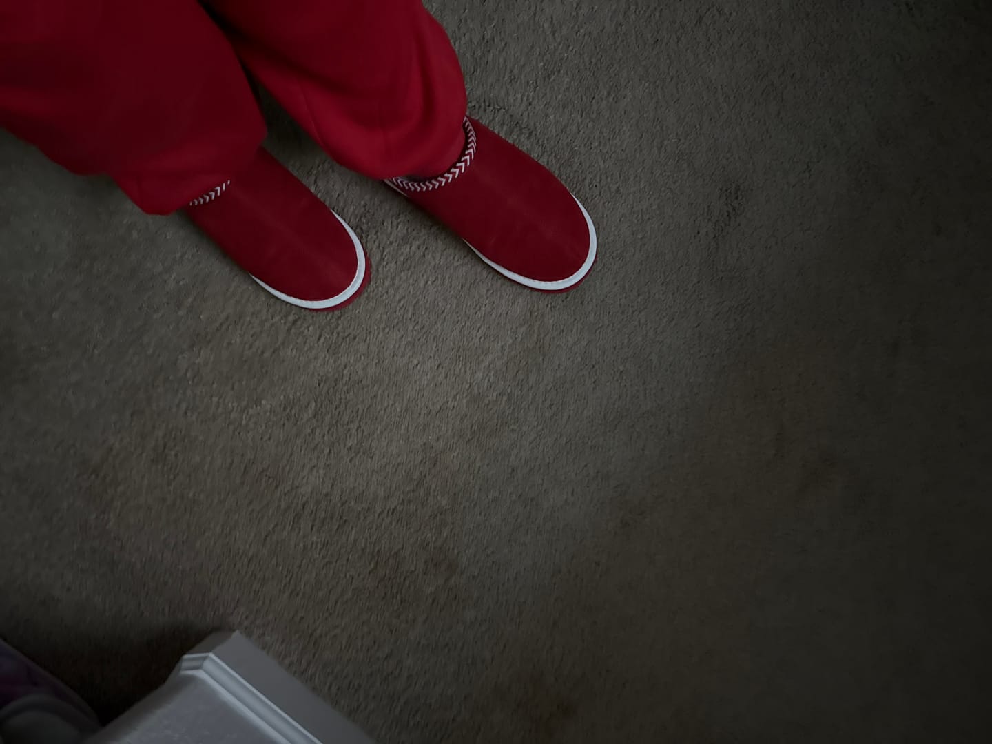 Customer photo review of TABITHA RED/WHITE