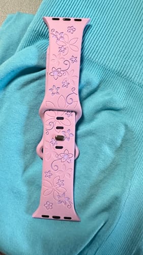 Customer photo review of Apple Watch Silikonband 'Dianne'