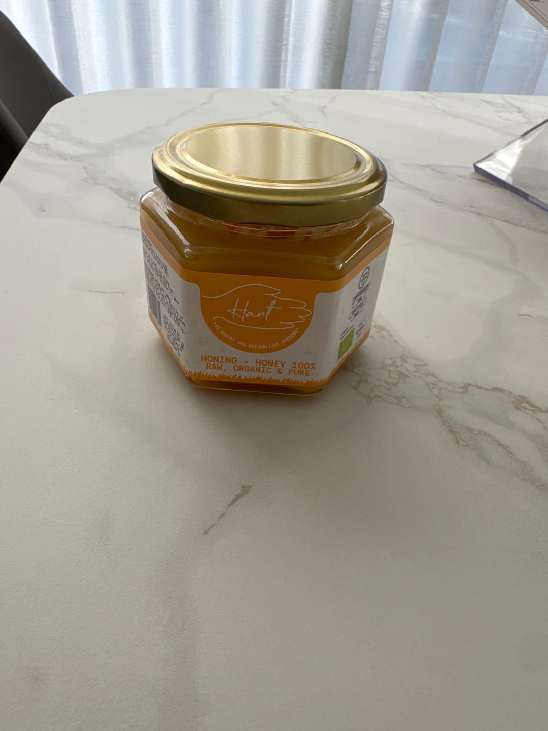 Customer photo review of BIO - Rauwe Honing – Onverhit, Ongefilterd & Puur - 100% EU + GRATIS LEPEL - 500g