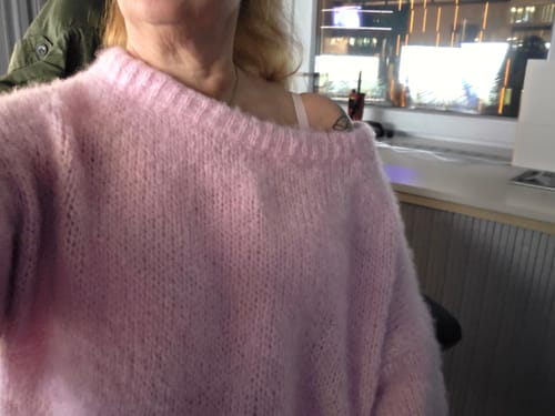 Customer photo review of Ultra-Soft Off-Shoulder Knit