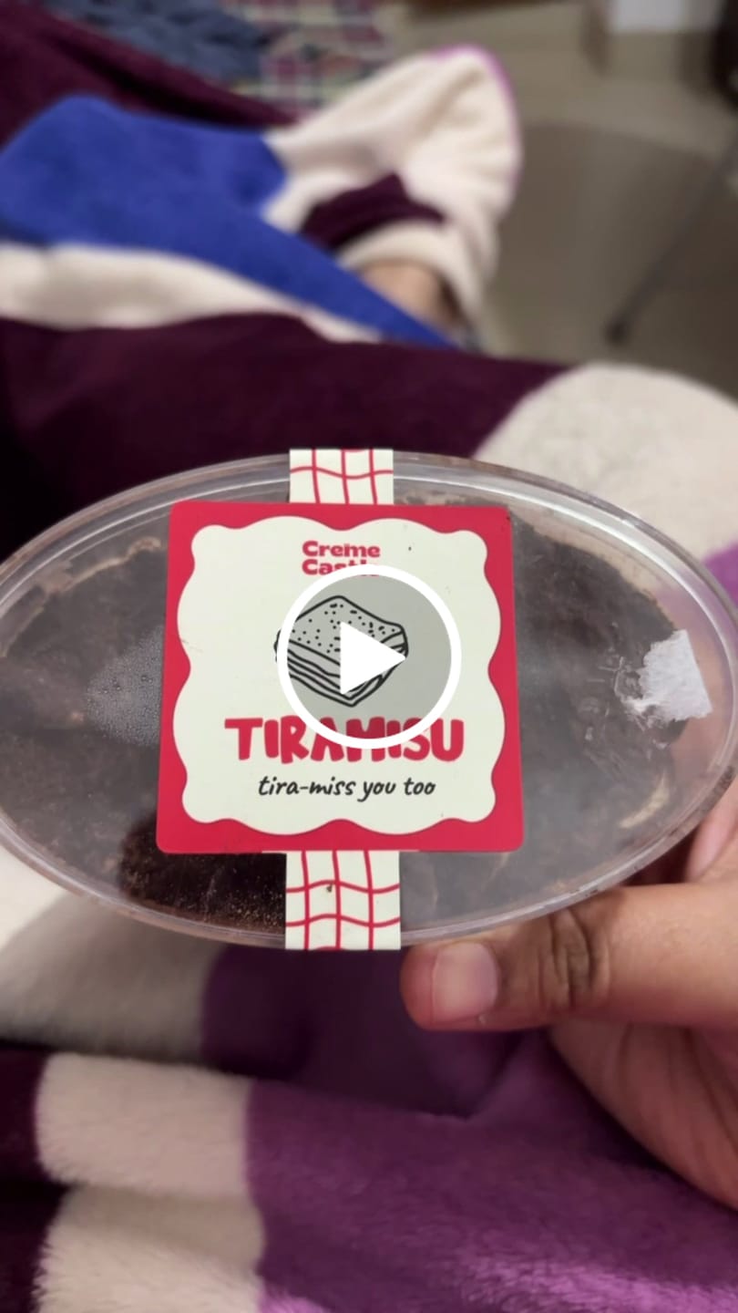 Customer video review of Tiramisu and Banoffee Pie