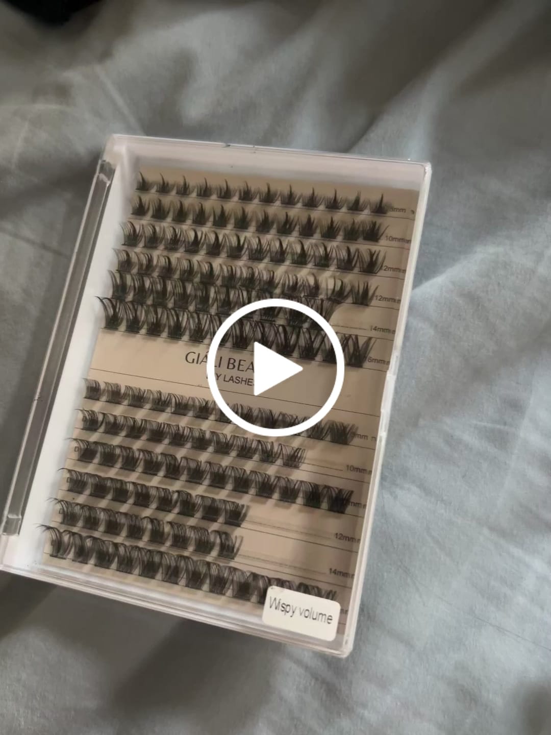 Customer video review of Giali Beauty DIY Bond Required Cluster Lash Kits
