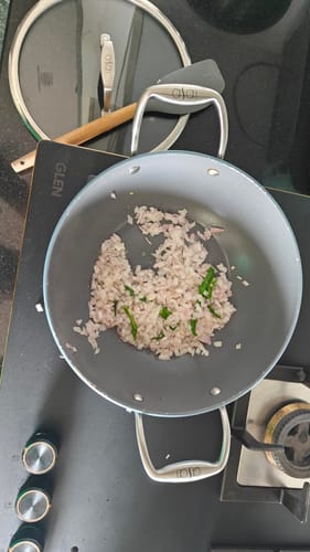 Customer photo review of Ceramic Kadai (2.5 L)