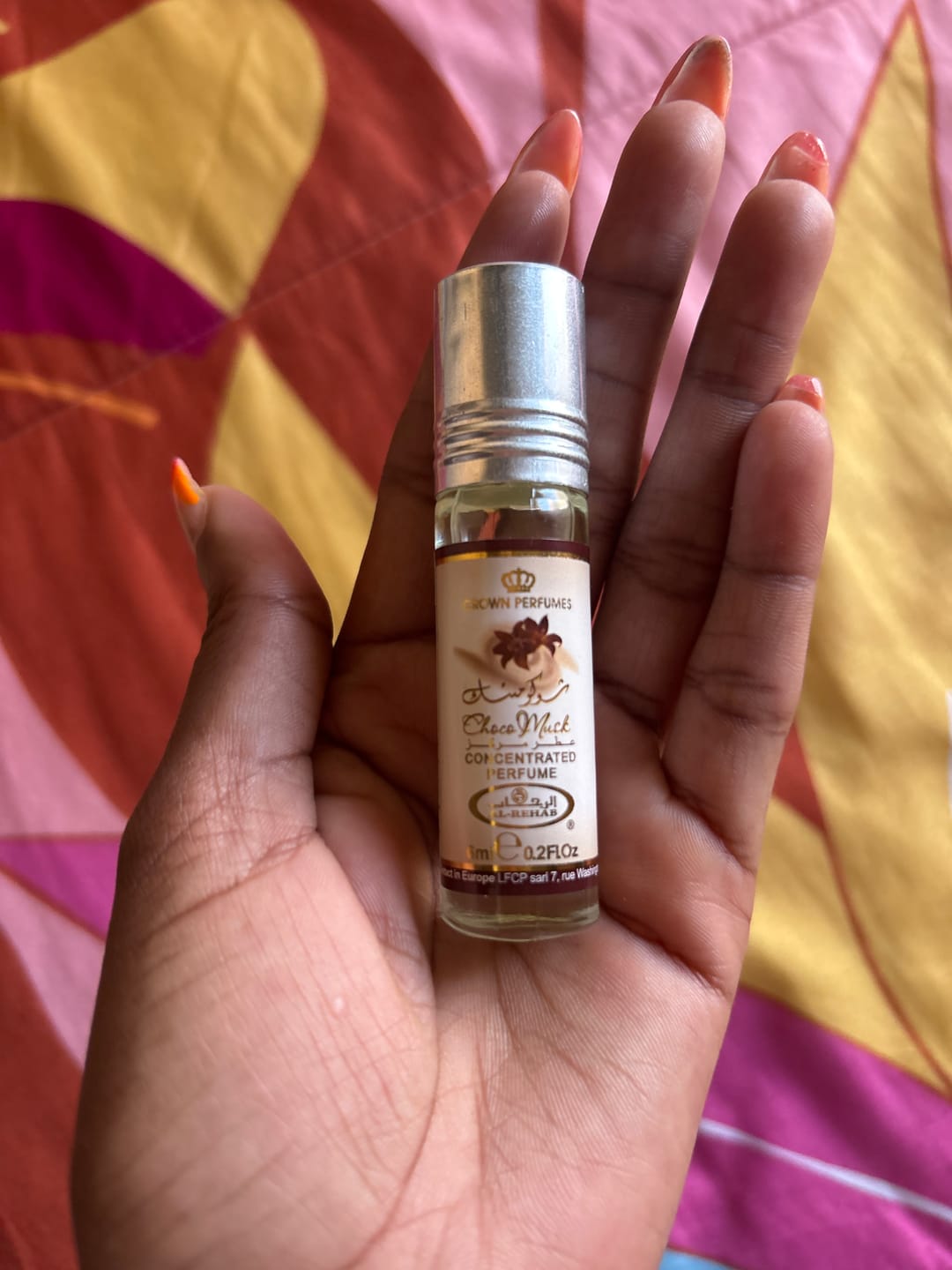 Customer photo review of Choco Musk Al-Rehab 6ml