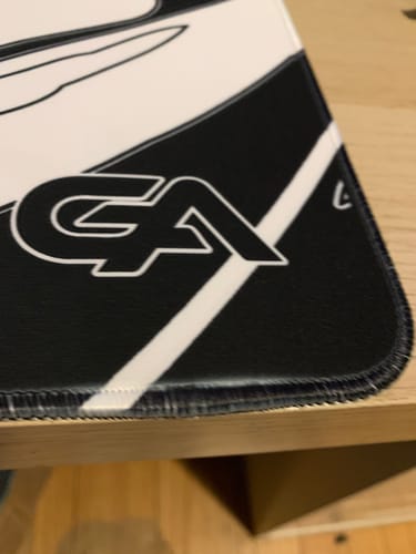 Customer photo review of Yin Yang Monochrome Swirl Mousepad