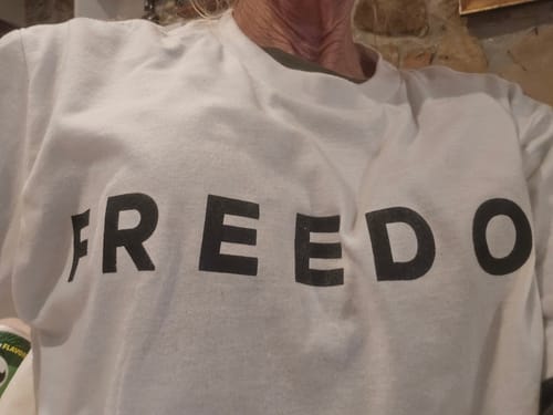 Customer photo review of Freedom CK T-Shirt
