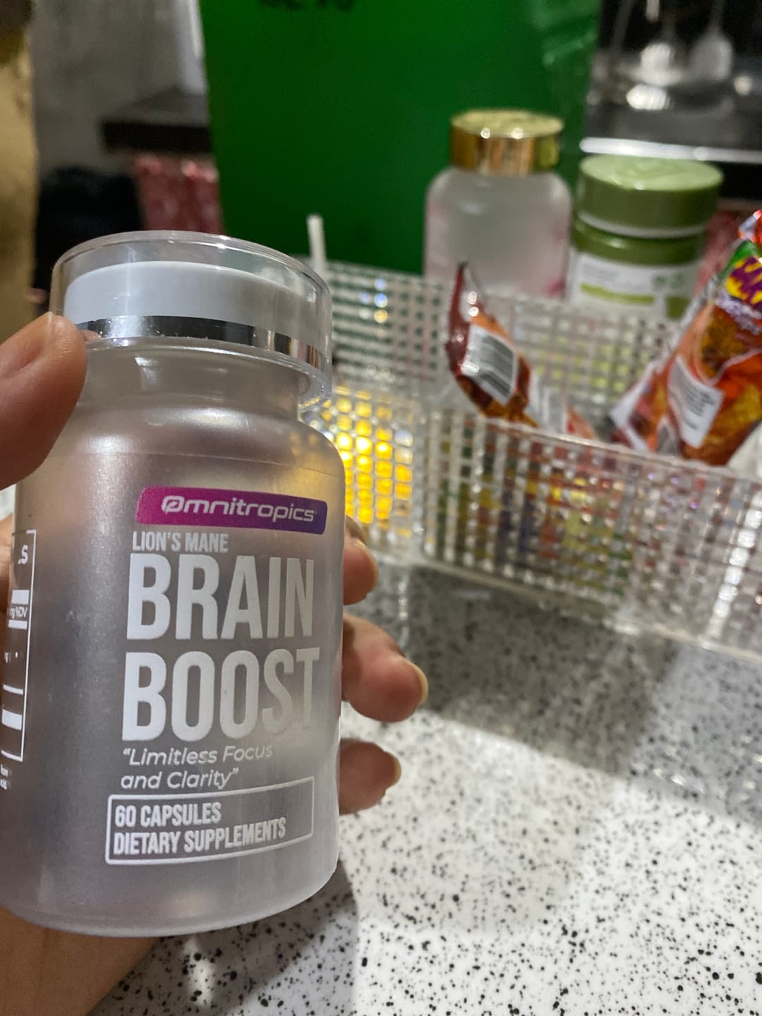 Customer photo review of Omnitropics™ Brain Boost Premium Lion's Mane (25% OFF)