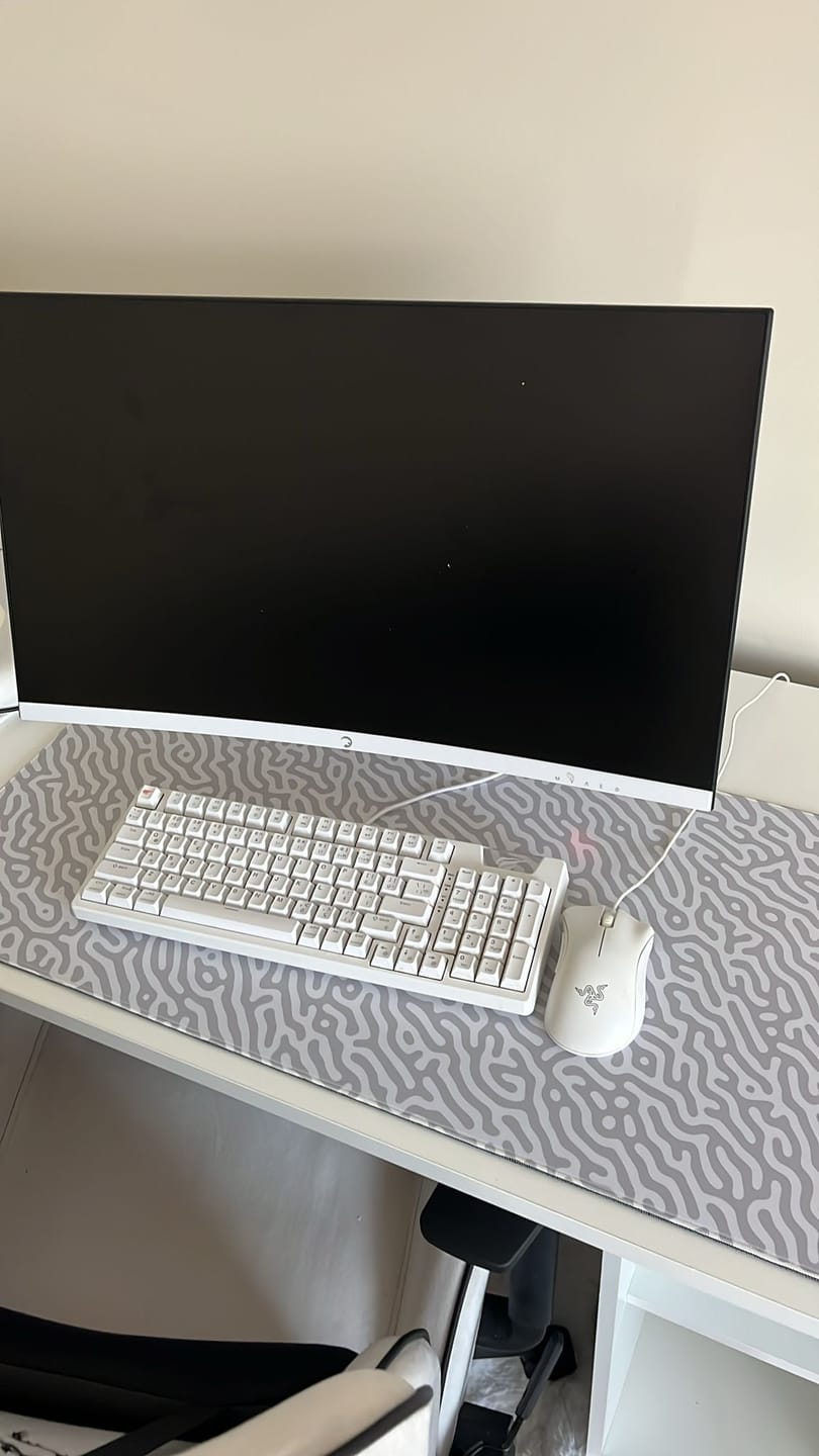 Customer photo review of Wraith Studio Jungle Maze Deskmat